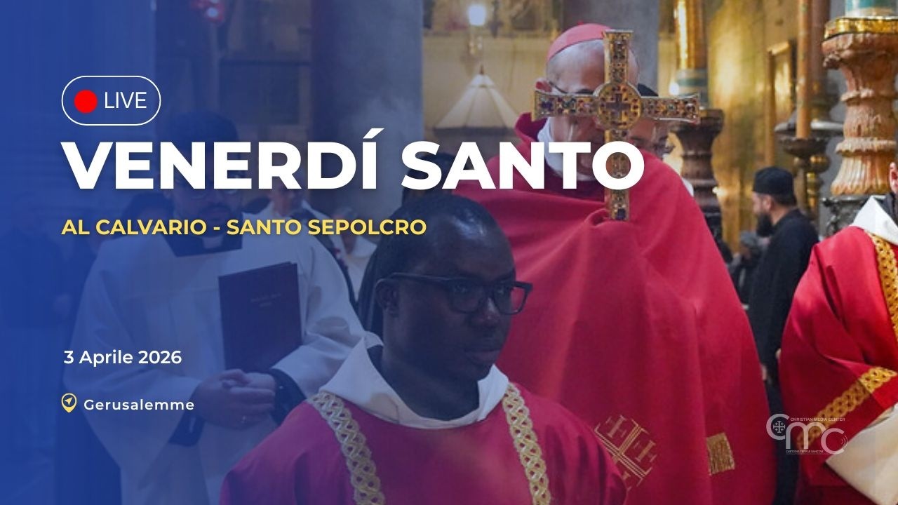 🔴LIVE DA GERUSALEMME | Ufficio della Passione del Signore, dal Santo Sepolcro | Settimana Santa 2026