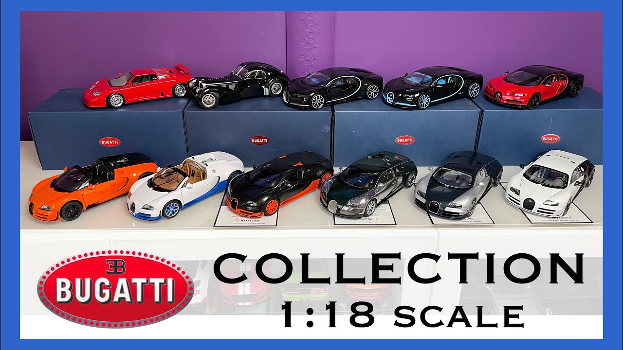 1:18 Bugatti Collection (Autoart, Kyosho, Rastar, BBurago, Solido)