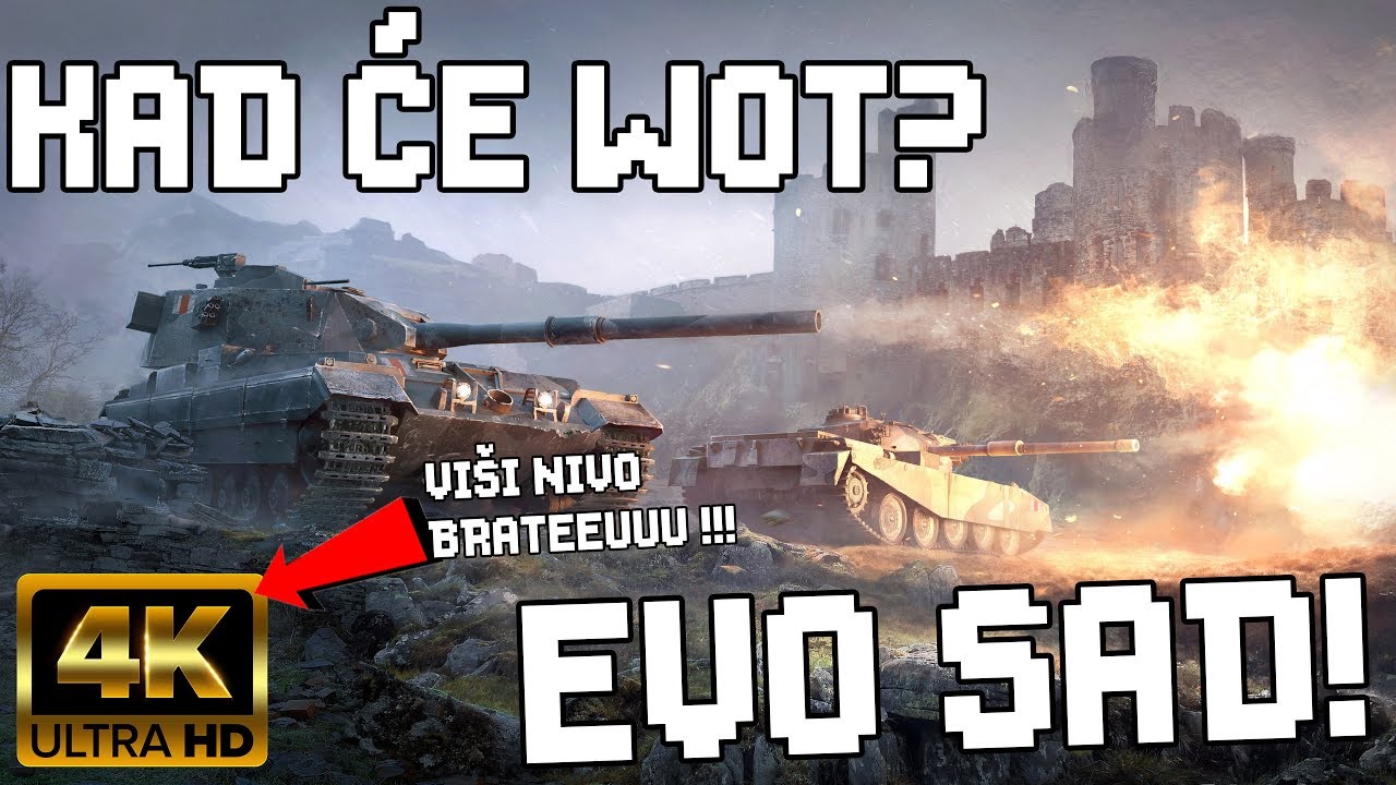 🔴 PRVI 4K STRIM NA KANALU! WOT! (gost: Barba Urke!)