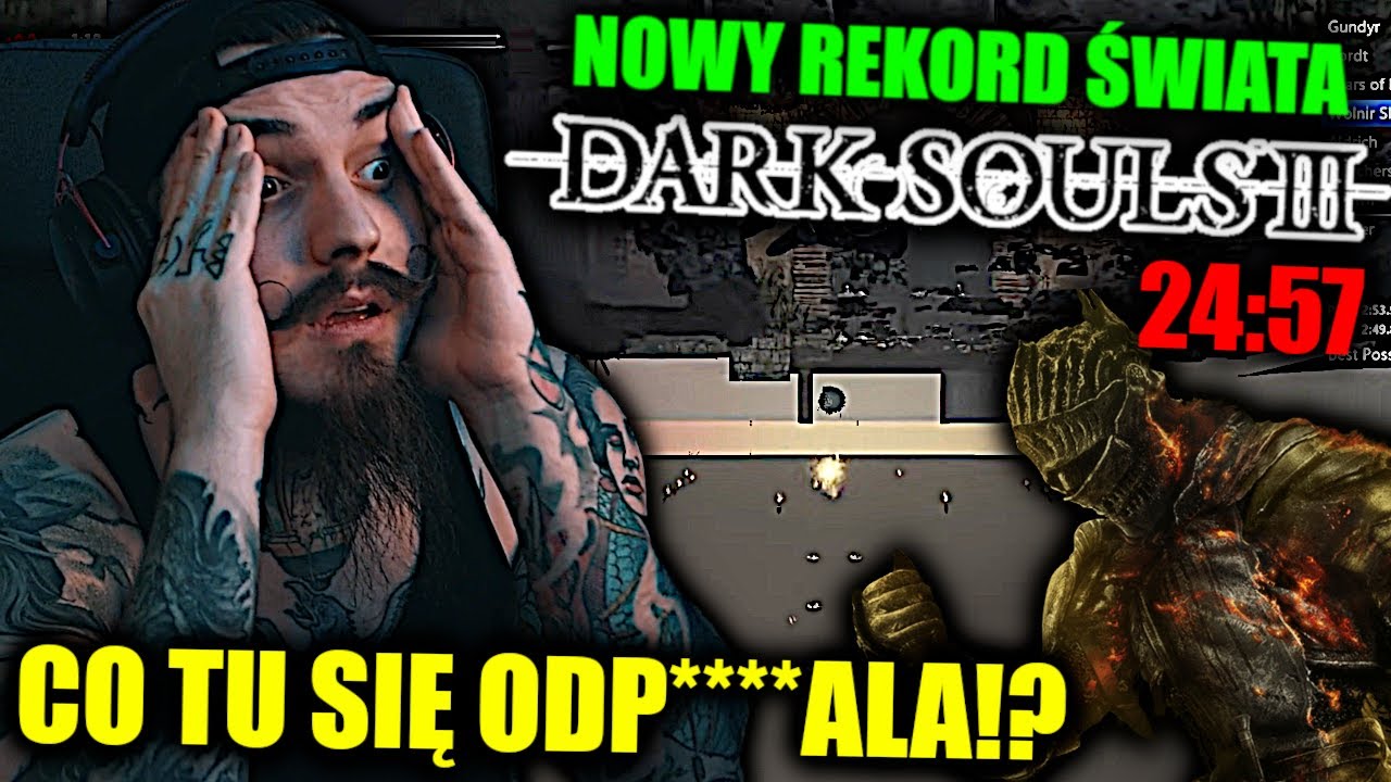 Nowy Rekord Świata w Dark Souls 3 ROZWALA GŁOWĘ