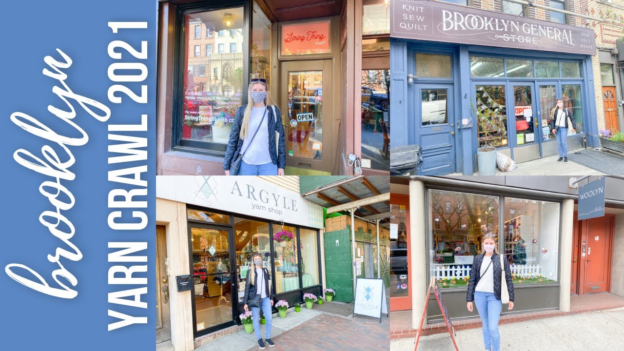 МАГАЗИН ПРЯЖИ СО МНОЙ! | Brooklyn Yarn Crawl 2021 | Видеоблог о вязании + доставка пряжи | Knitty...