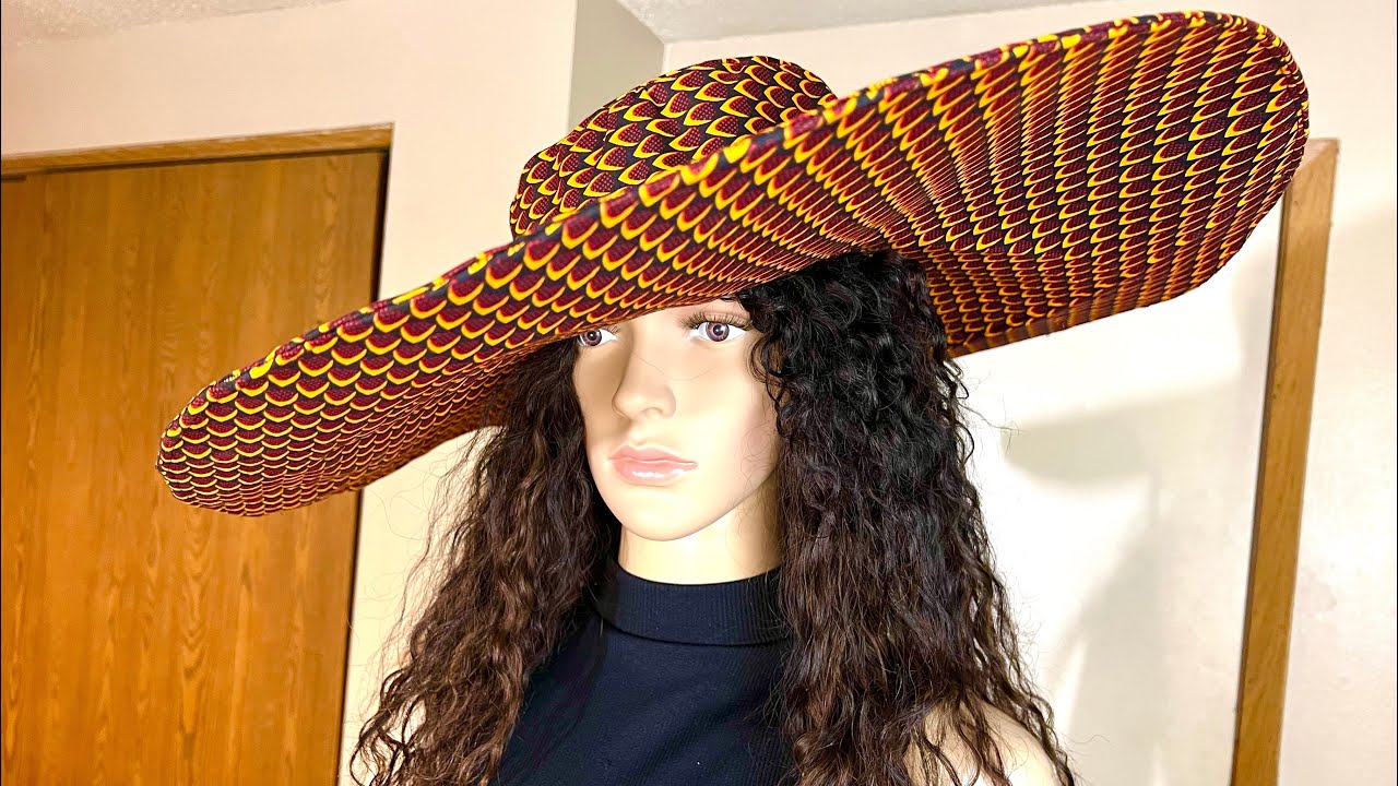 How to make a Reversible wide brim sun hat/pattern and sewing