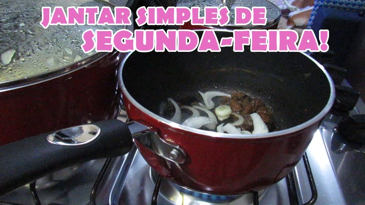 JANTAR SIMPLES DE SEGUNDA FEIRA, R&Aacute;PIDO E GOSTOSO