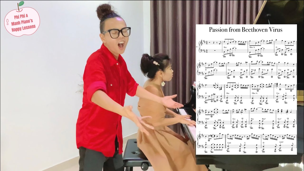 HAPPY LESSONS with MẠNH PIANO & PHI PHI #5a | ‘PASSION’ from BEETHOVEN VIRUS | Tập ĐẢO PHÁCH & PEDAL