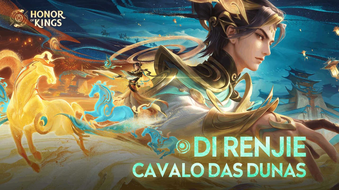 Di Renjie Cavalo das Dunas | Apresentação do Visual | Honor of Kings