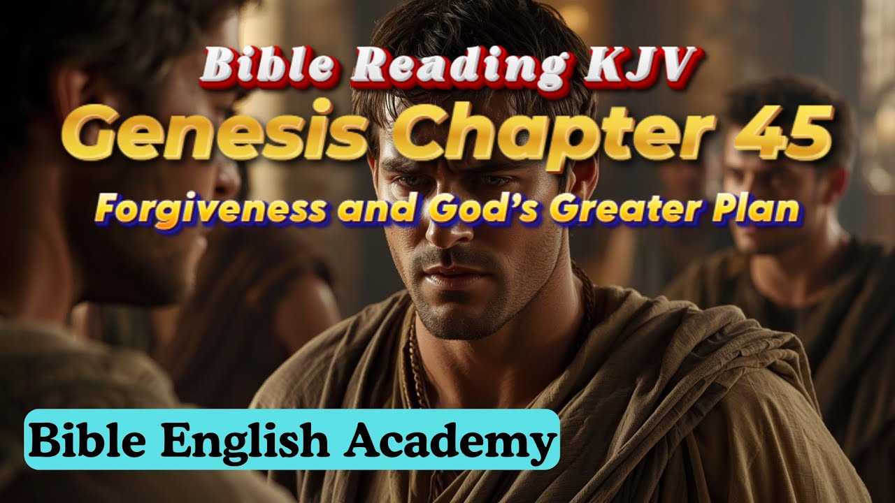 Genesis Chapter 45 — Forgiveness and God’s Greater Plan | KJV  #biblereading