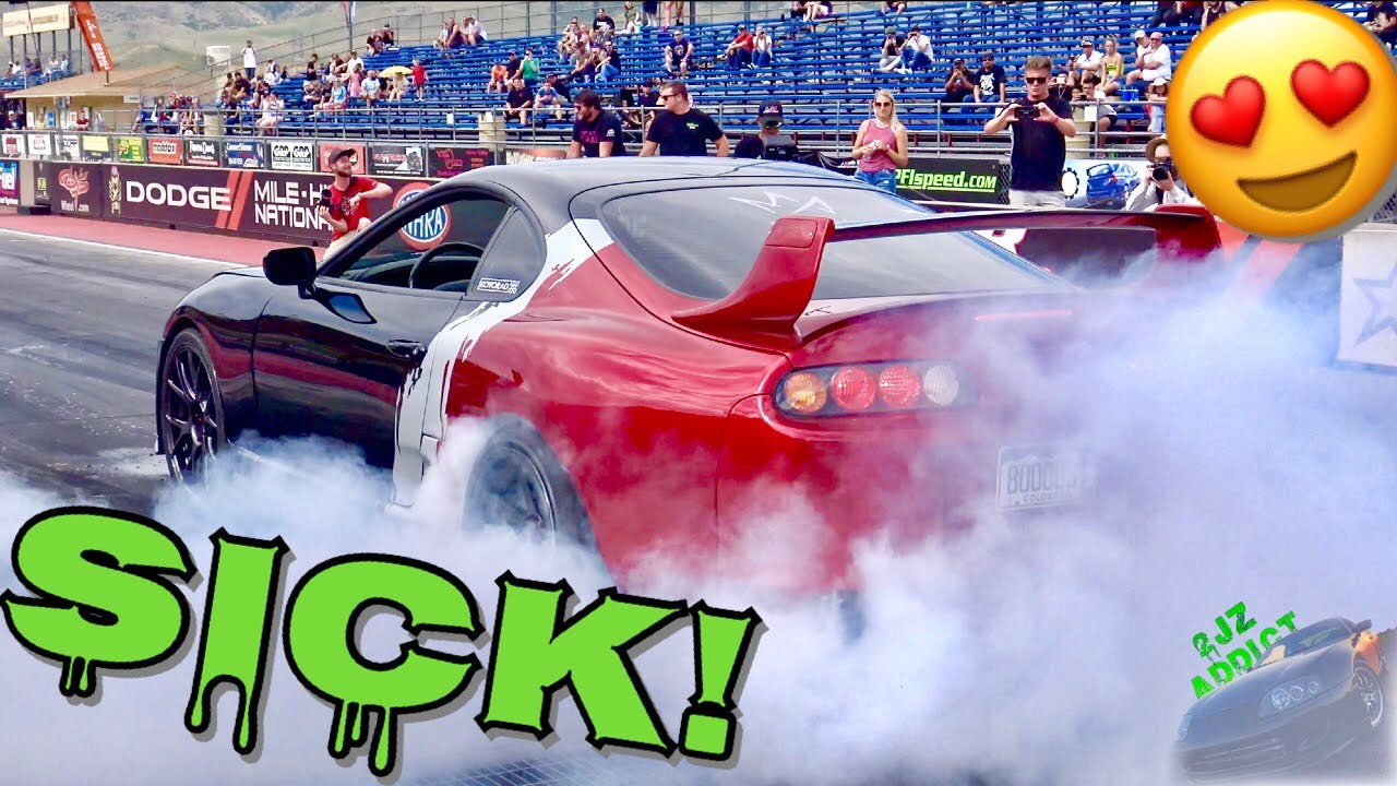 INSANE 7 Second Passes at nearly 6000ft Elevation @ Street Car Takeover Denver 2019 SCT Drag Racing