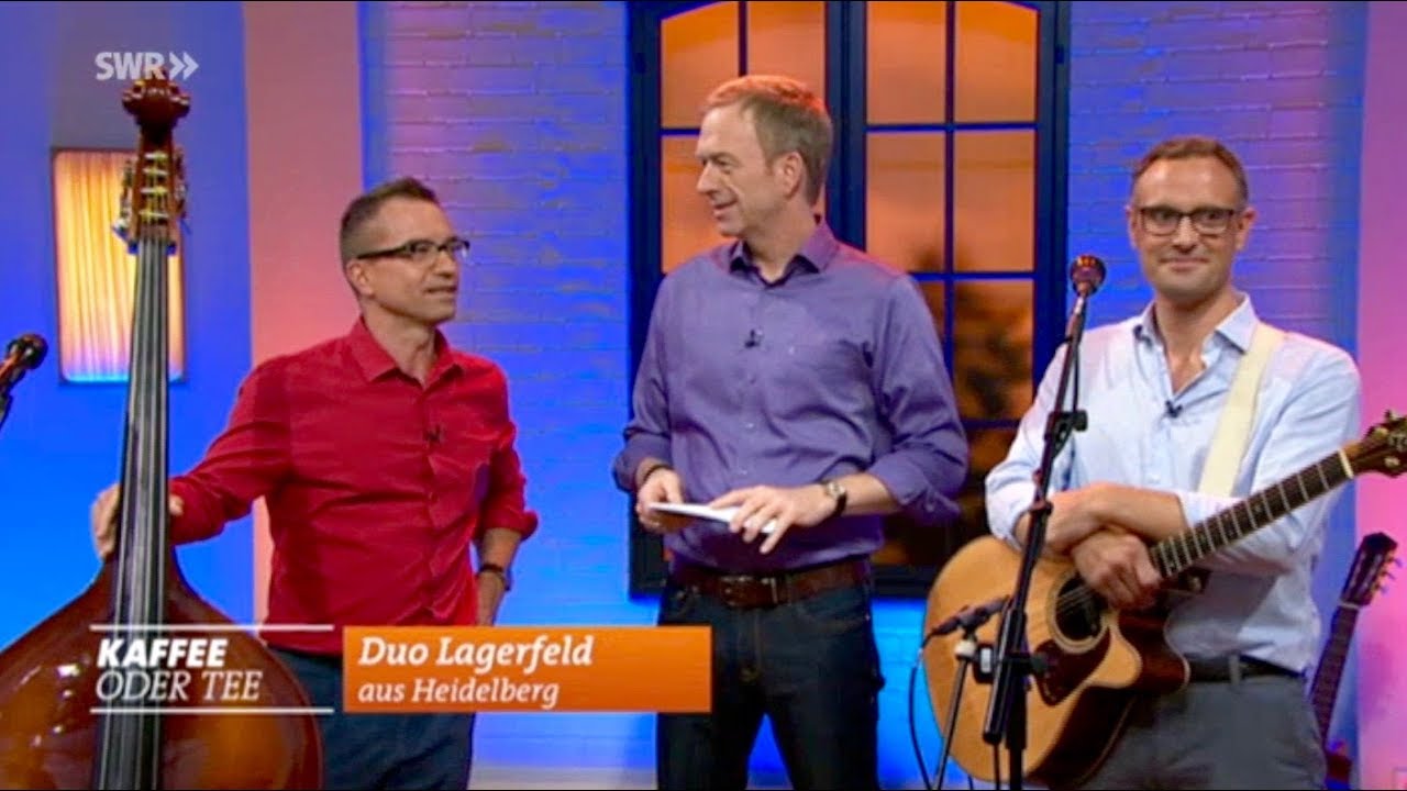 Duo Lagerfeld live im SWR bei Kaffee oder Tee