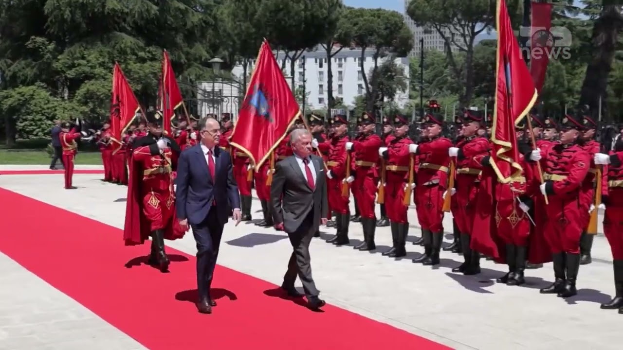 Top News- Mbreti i Jordanisë vizitë në Tiranë, pritet nga Begaj e Rama