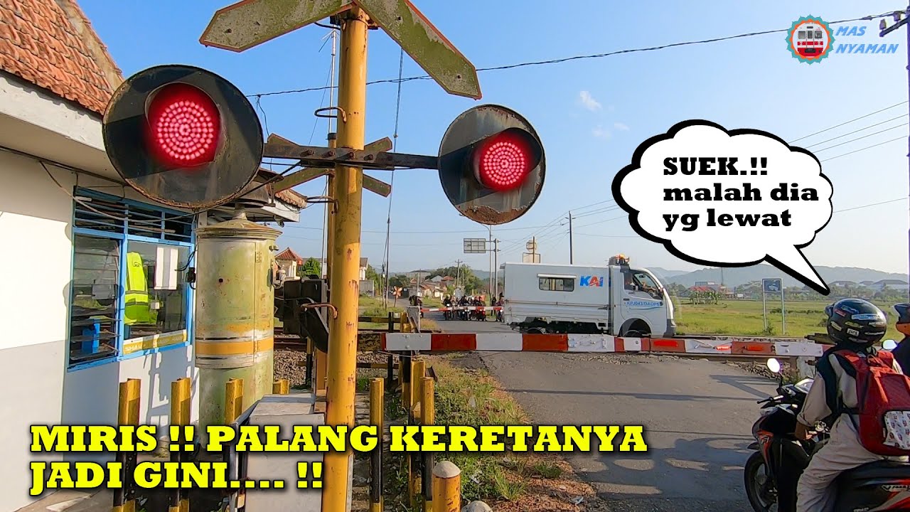 MERANA !! UPDATE Perlintasan Kereta Api Yang Dulu Unik Sekali, JPL 535 Serayu, Kab Kebumen !!