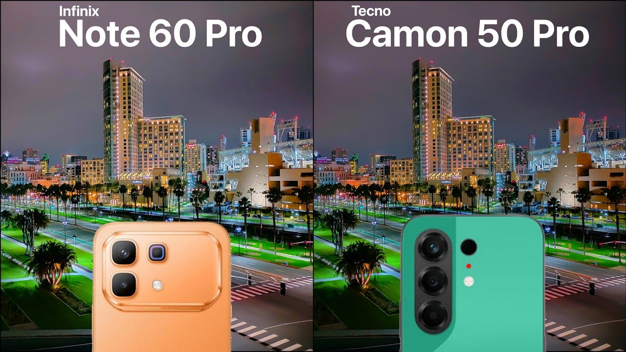Infinix Note 60 Pro vs Tecno Camon 50 Pro &ndash; Camera & Performance Full Comparison Test