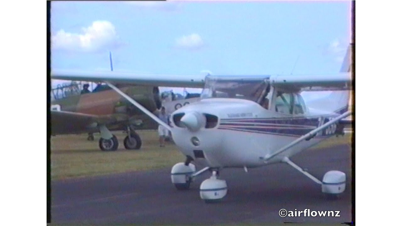 Light Aircraft Display at Dairy Flat Auckland New Zealand - 1995