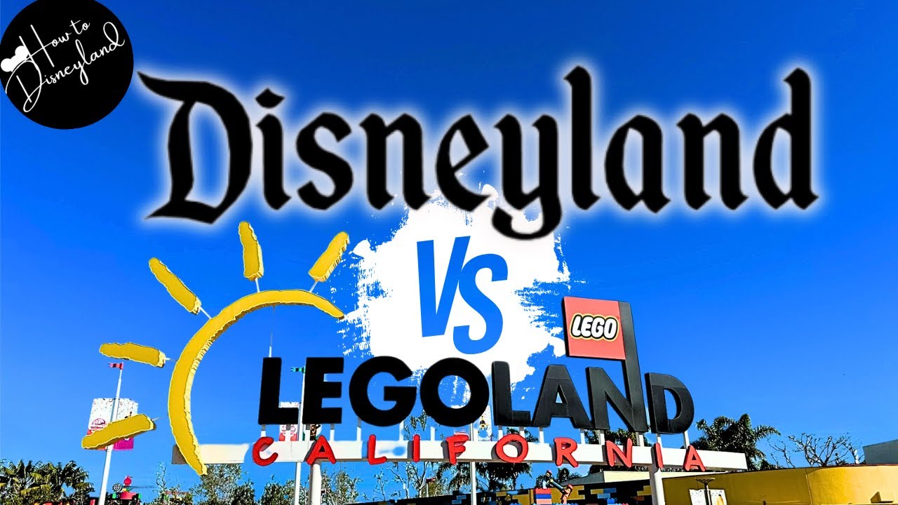 Compare the differences of Legoland & Disneyland