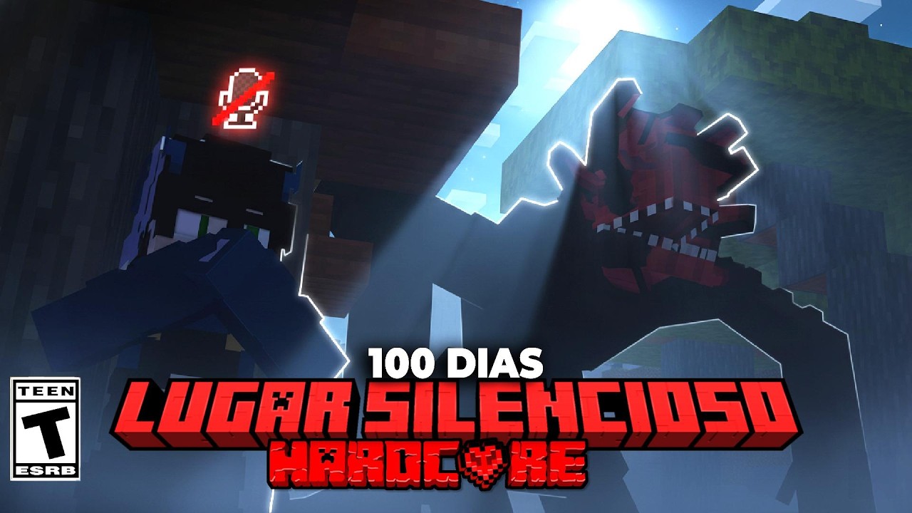 Sobrevivi 100 Dias com Monstros que Escutam Tudo no Minecraft!