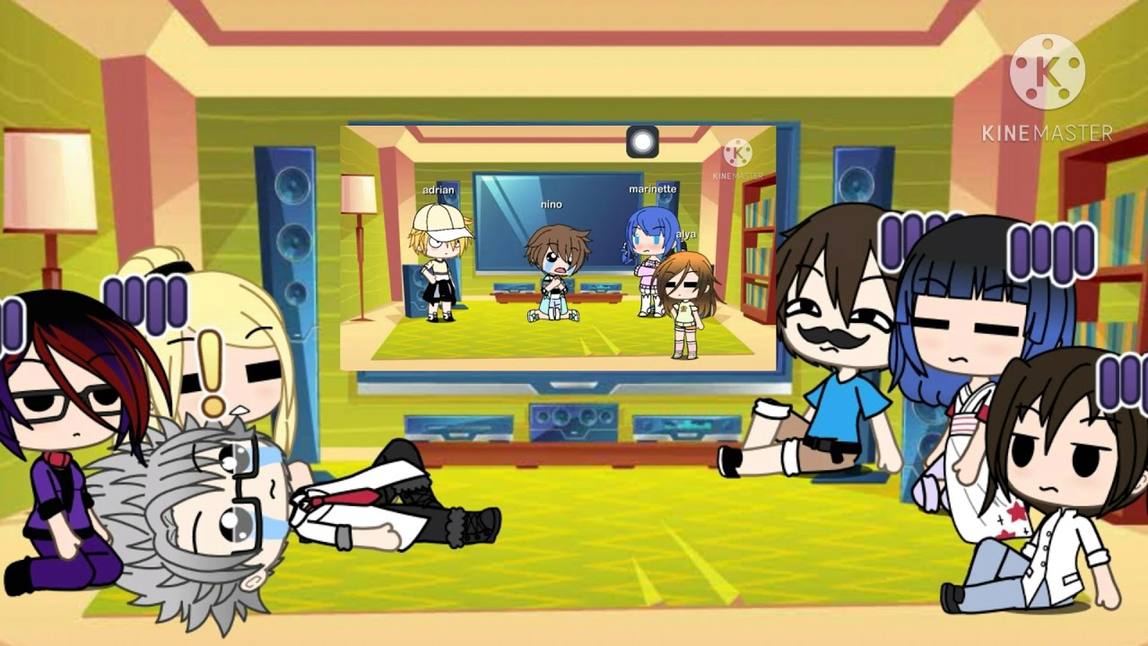 Mlb parents react to last Friday night //gacha life//