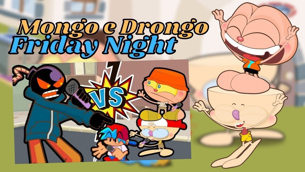 MONGO E DRONGO EM FRIDAY NIGHT FUNKIN (REACT)
