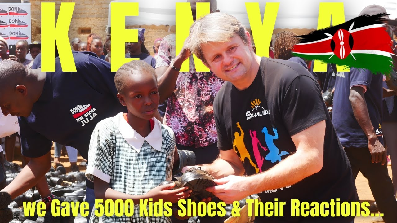 5,000 Shoes Donated in Kenya | No Child Should Go to School Barefoot (Day 1 Documentary)