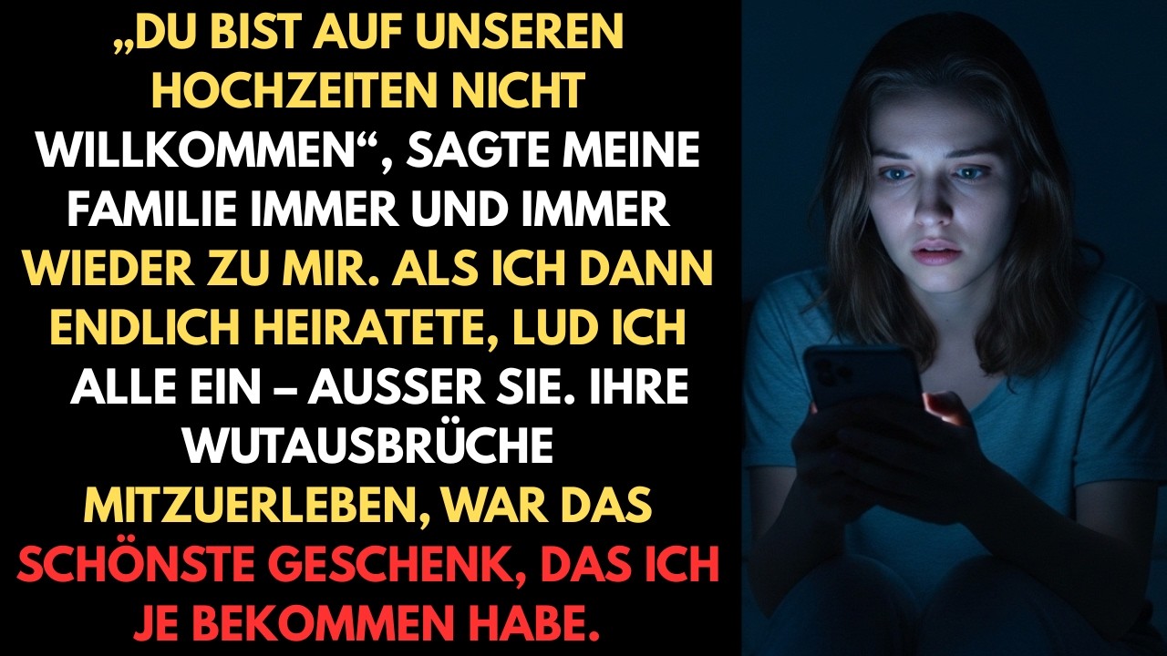 „Du bist auf unseren Hochzeiten nicht willkommen“, sagte meine Familie mir immer und immer wieder