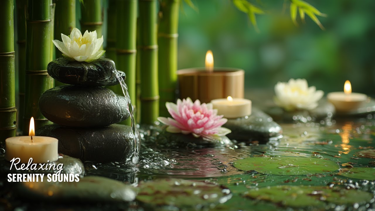 Candlelit Peace 🕯️ Gentle Piano & Water Sounds for Inner Calm