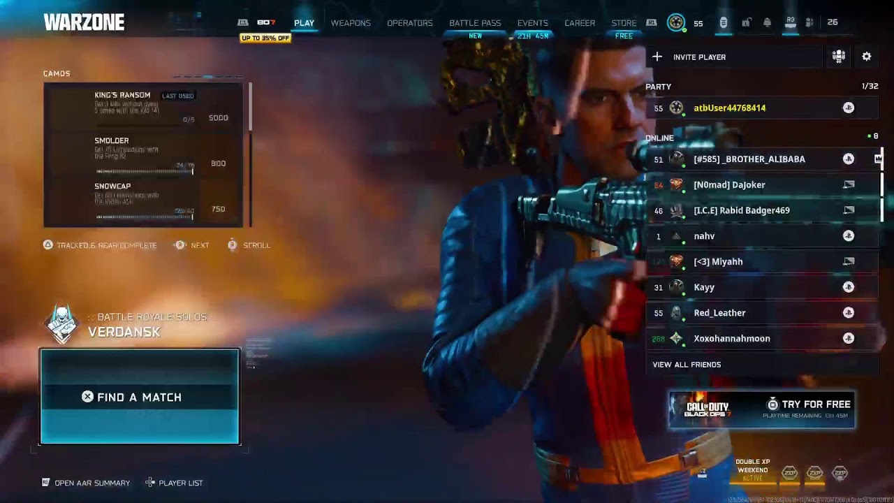 Cod Rebirth & Br
