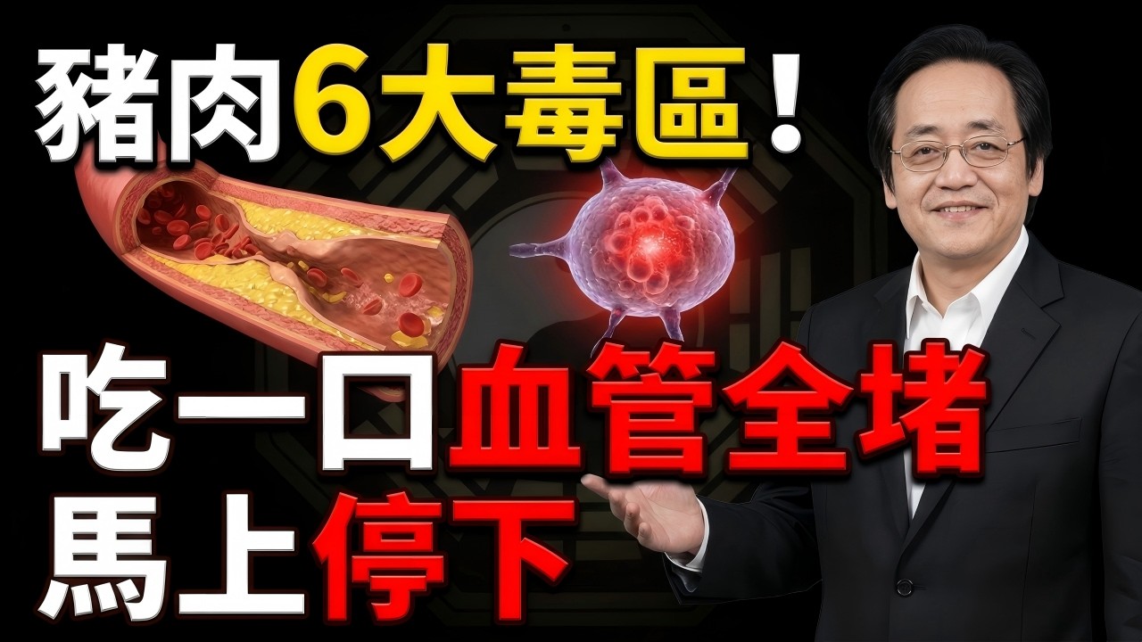 【千古大忌】菜市場裡最毒的六塊肉！50歲後還吃等同自毀血管，現在停下還來得及#中醫 #倪海廈 #經方派 #中醫養生 #健康飲食 #養生 #中醫知識 #傳統醫學 #預防醫學 #食療 #自然療法