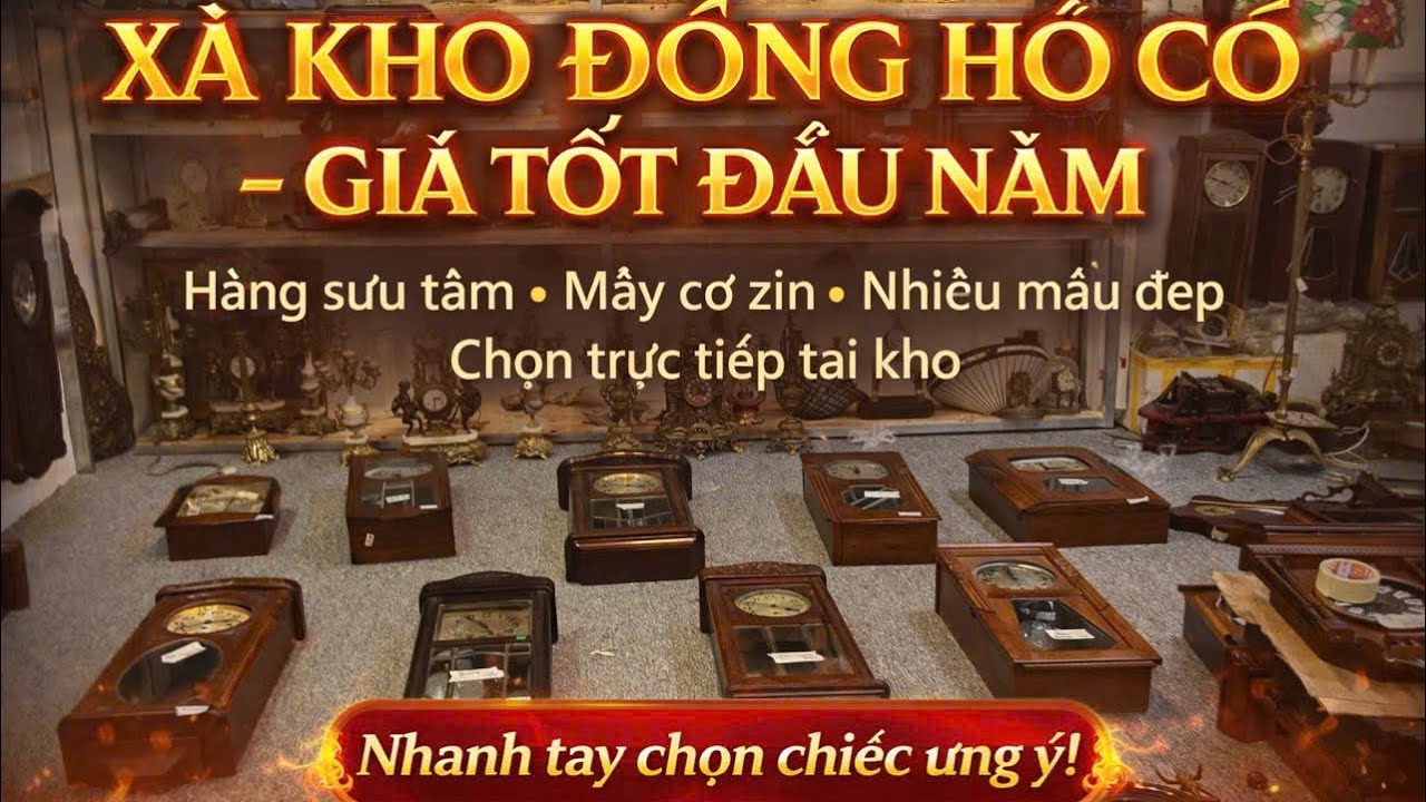 XẢ KHO ĐỒNG HỒ CỔ - GIÁ TỐT ĐẦU NĂM