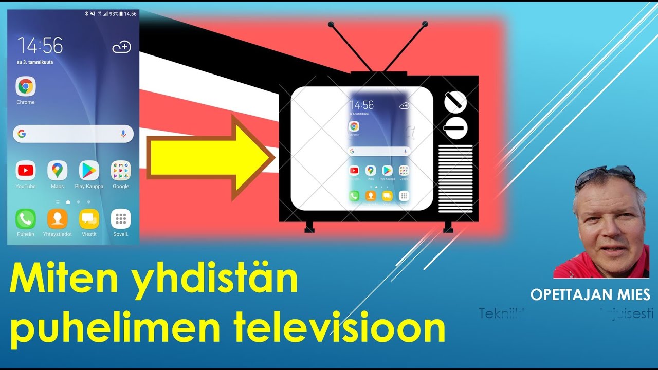 Miten yhdist&auml;n puhelimen n&auml;yt&ouml;n televisioon?
