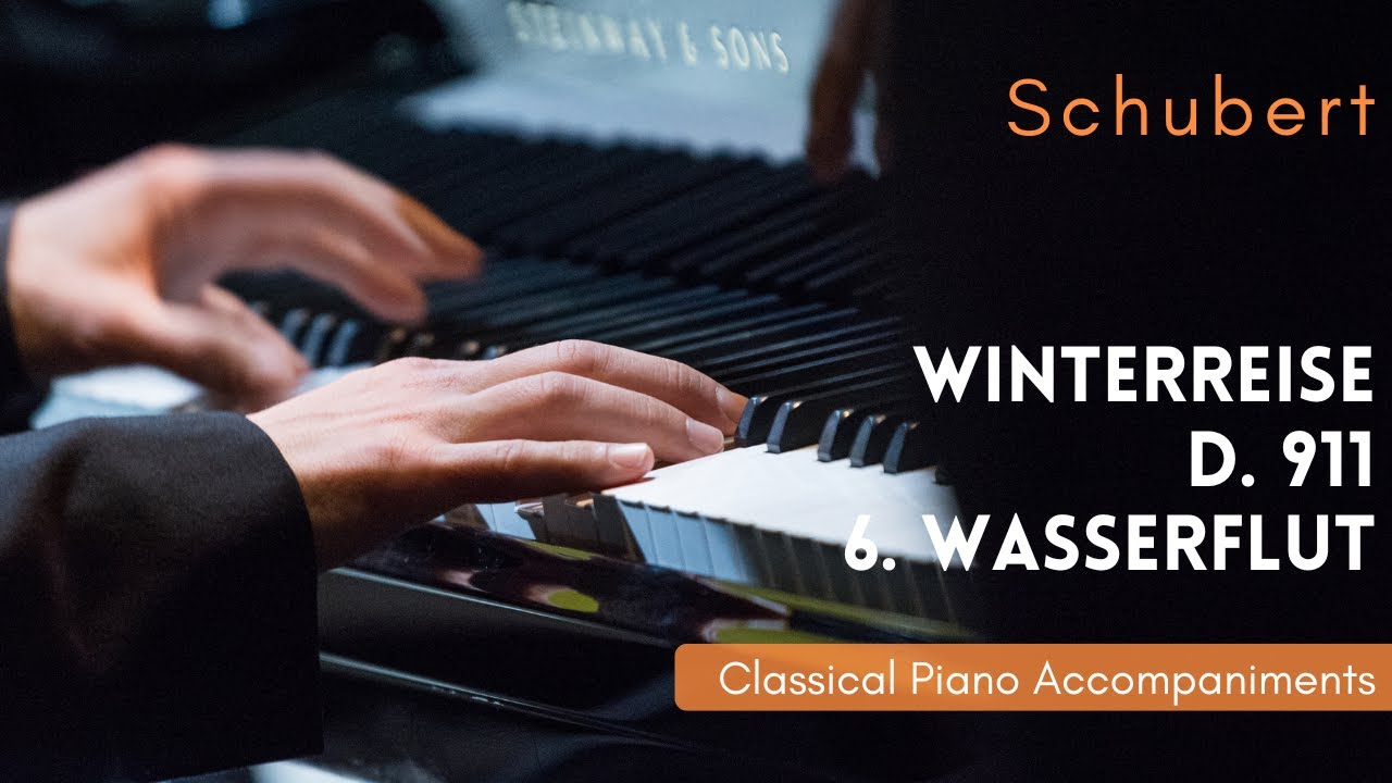 Schubert's Winterreise, D. 911: 6. Wasserflut (Low Voice, Transposed) [Piano Accompaniment]