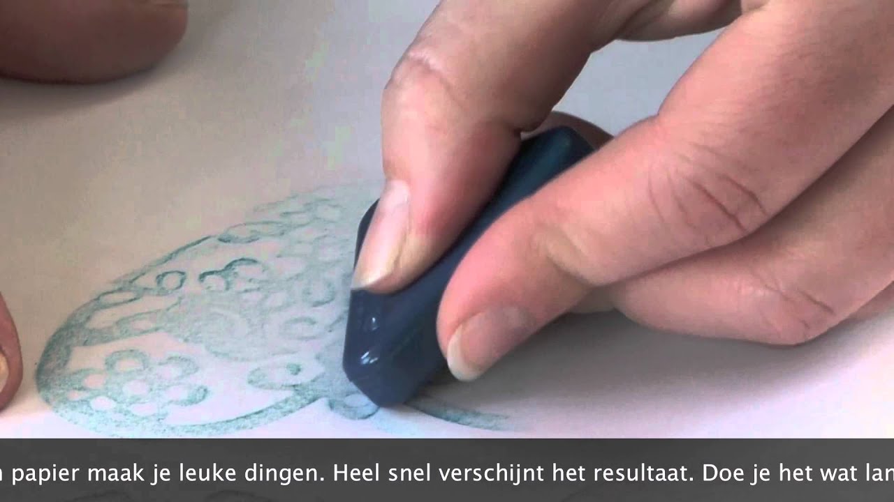Te Gekke creatie met uitgestanste figuren