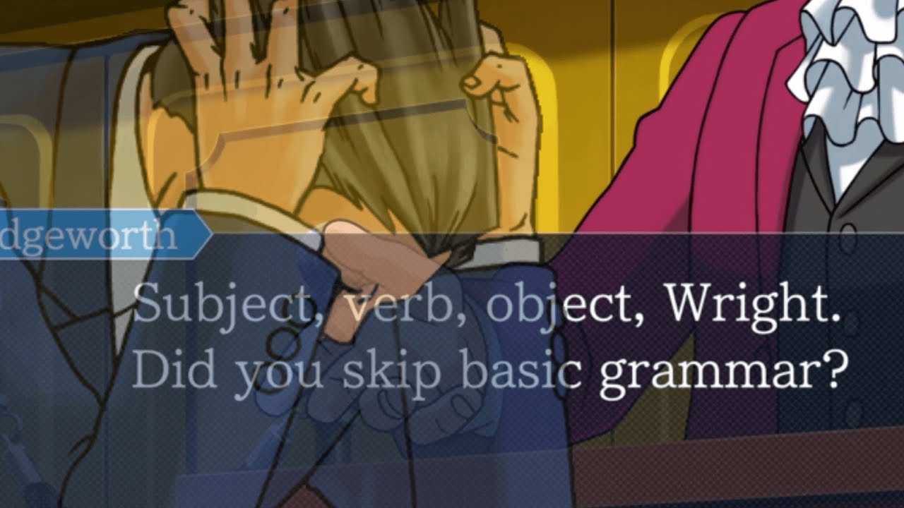 miles edgeworth being a 