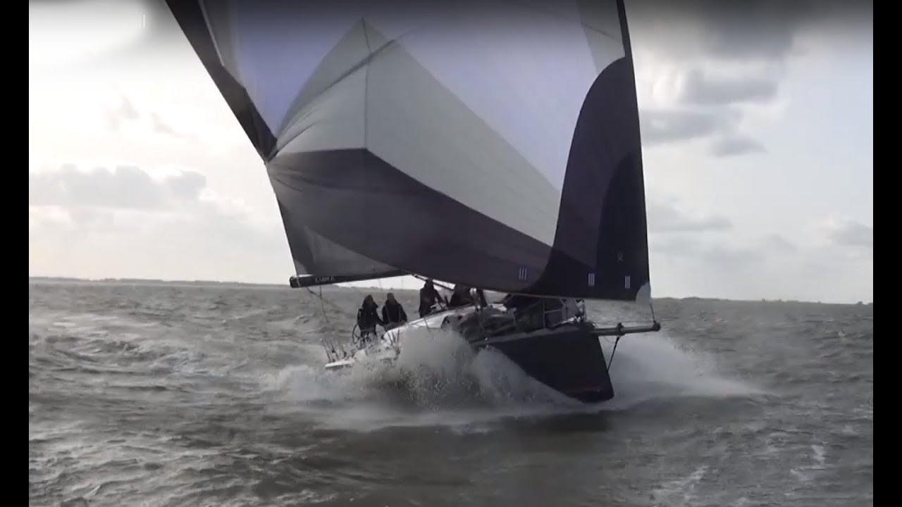 Agile 42 carbon sailing yacht test-sail