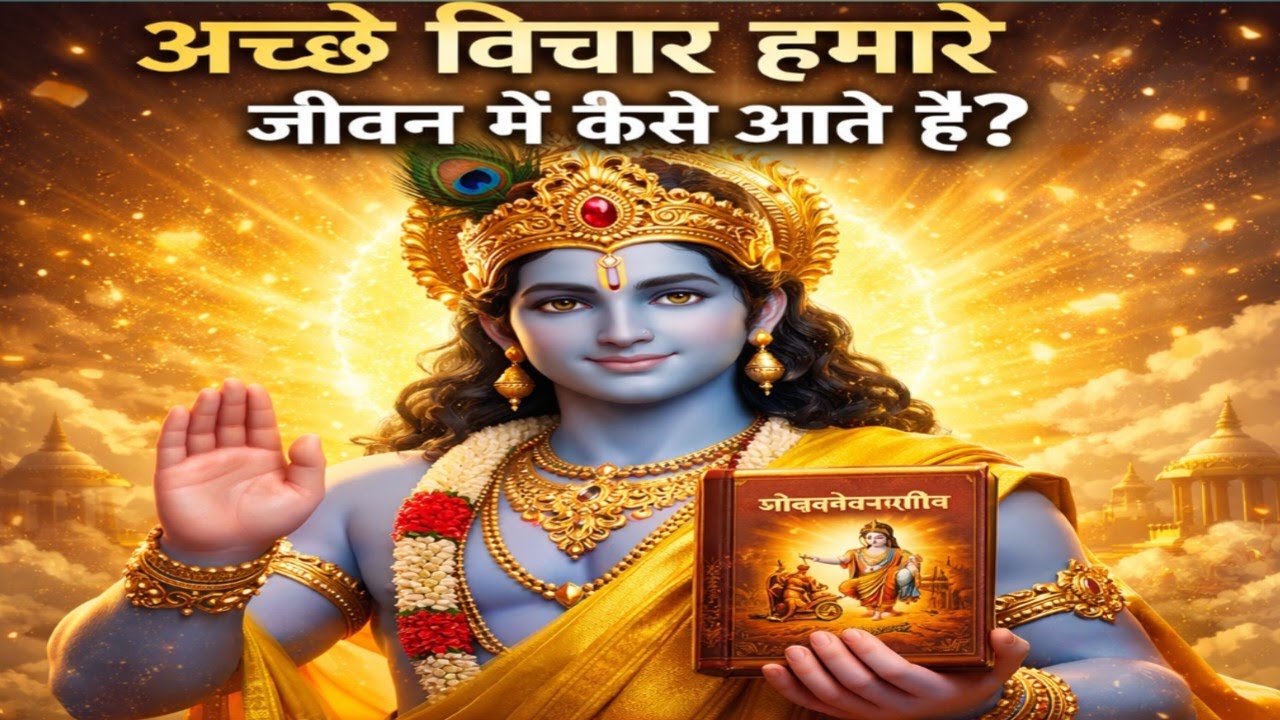 अच्छे विचार हमारे जीवन में कैसे आते हैं? | श्री कृष्ण की