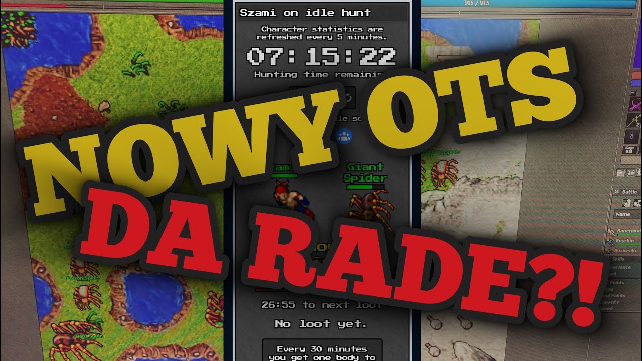 TIBIA IDLE PIERWSZE WRAŻENIE, NA CZYM POLEGA+PORADY NA START! #tibia #ots