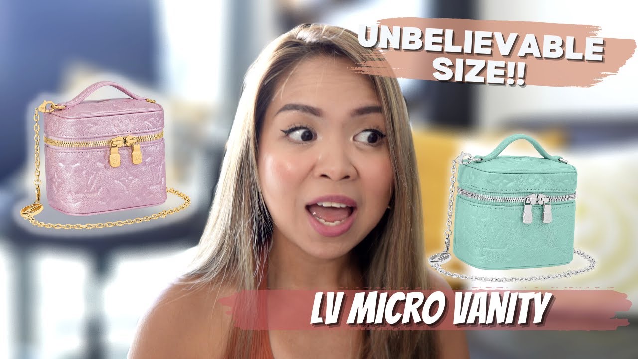 YOU WON'T BELIEVE WHAT FITS IN | LV MICRO VANITY