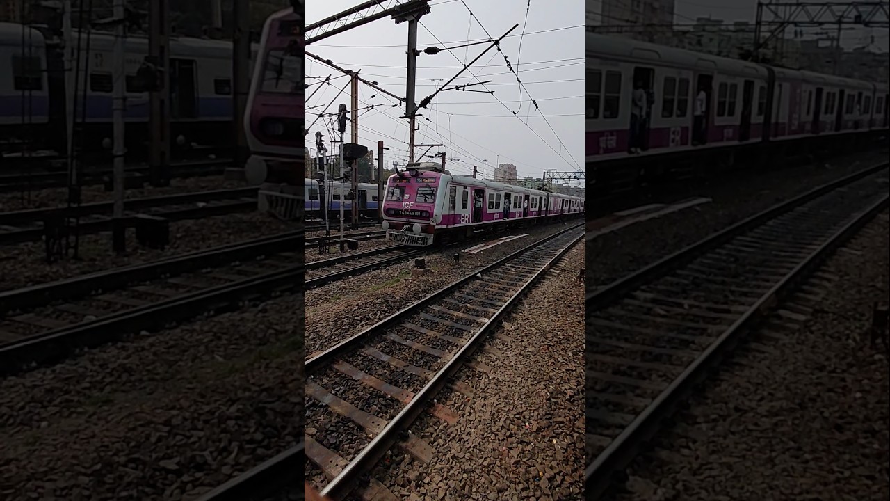 Howrah Bound Emu Local Arriving Busy Howrah Station #shorts #indianrailways