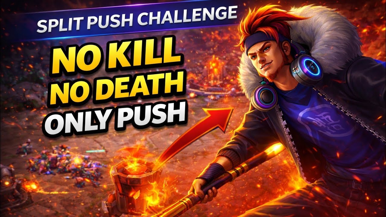 Sun Only Push Challenge 😈 | No Death•No Kill | Sun serio ||