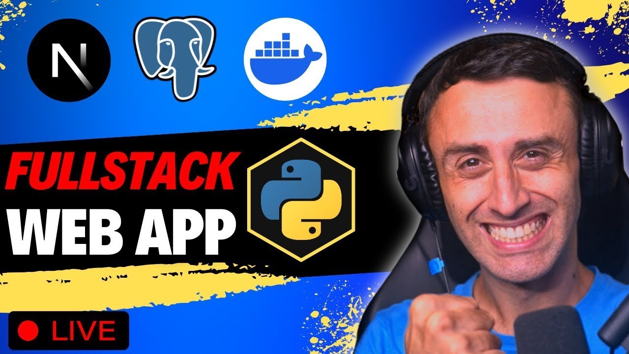 Python Full Stack App: Next.js 14, Flask, PostgreSQL, Docker