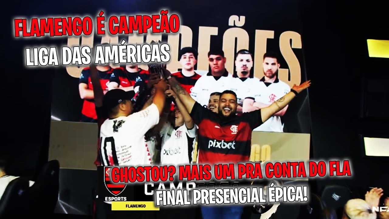 FLAMENGO É CAMPEAO DA LIGA DAS AMÉRICAS! FINAL ÉPICA PRESENCIAL EMULADOR! FLUXO DOLLARS NOISE SOLID!