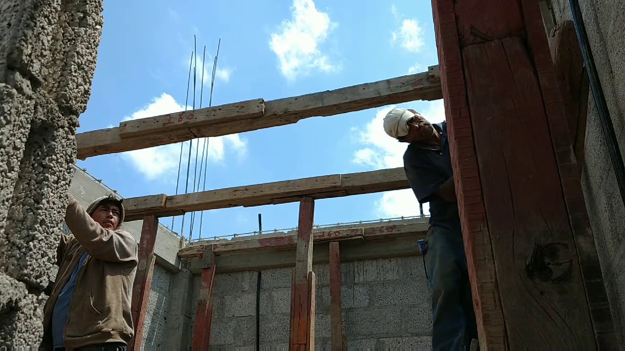 COLOCACION DE CIMBRA PARA LOSA