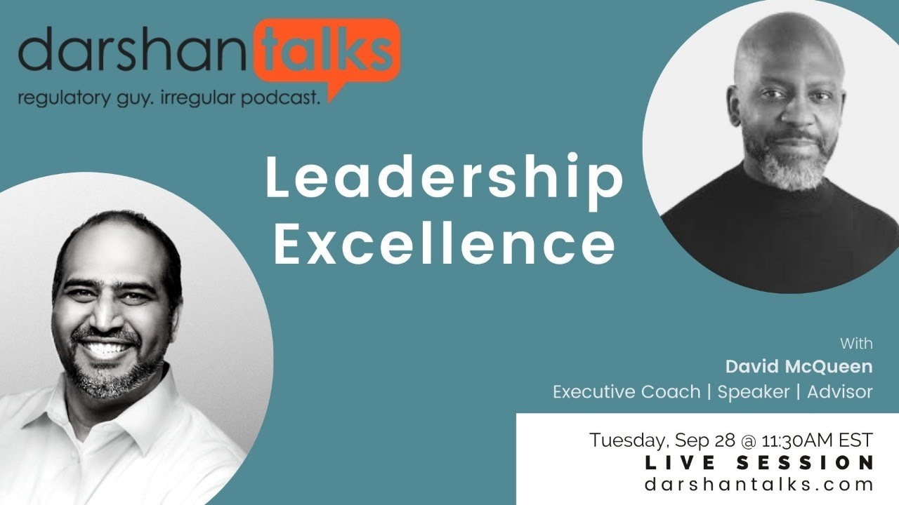 Leadership Excellence with David McQueen | Darshan Talks