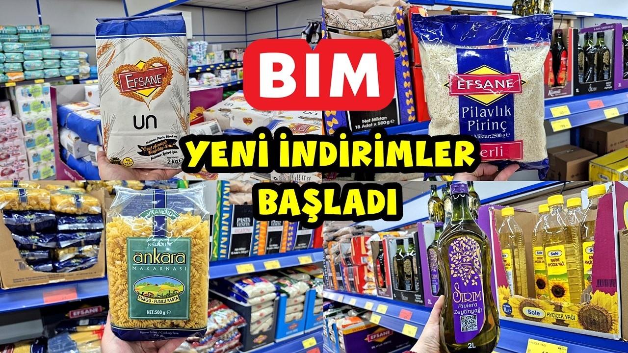 BİM YENİ İNDİRİMLERİ KAÇIRMA✅UN MAKARNA PİRİNÇ İNDİRİMDE🔔BİM İNDİRİMİ İZLEMEDEN ALIŞVERİŞ YAPMA