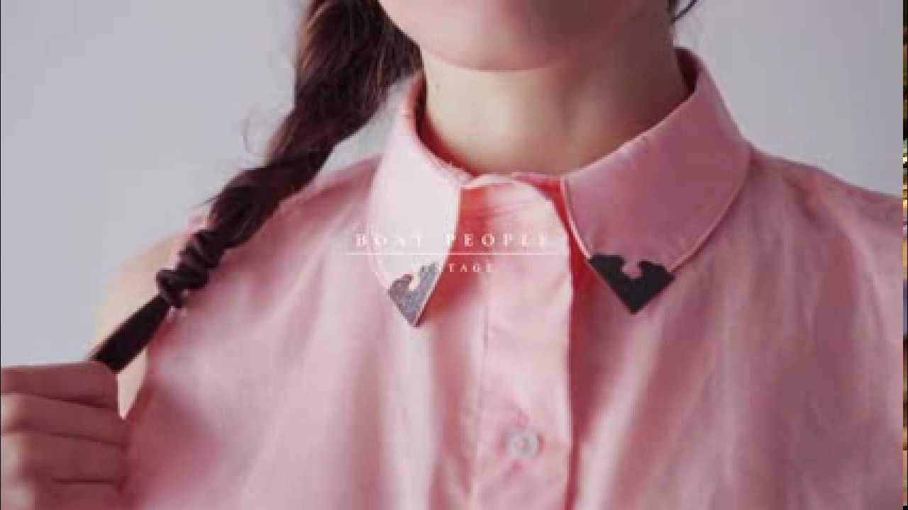 DIY collar tip clips with picture corners - Ari's quick fix series