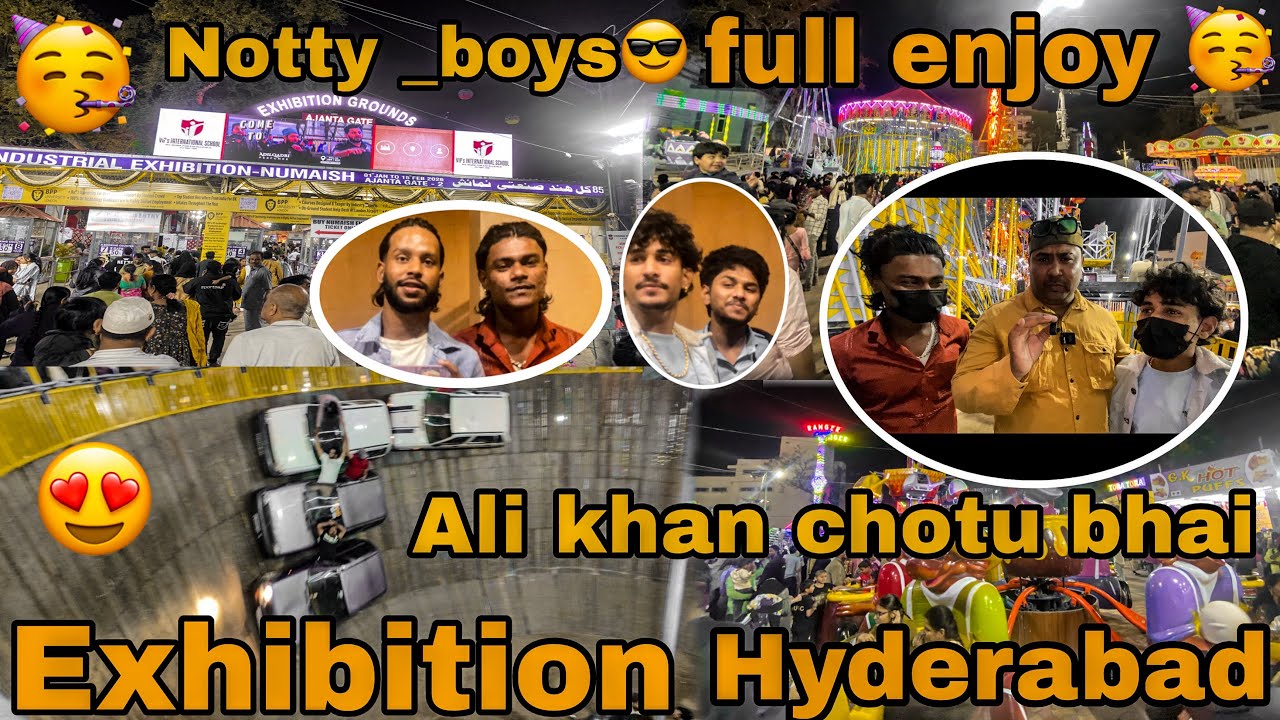 Notty boys full enjoy Exhibition Hyderabad #india #hyderabad  #exhibition 