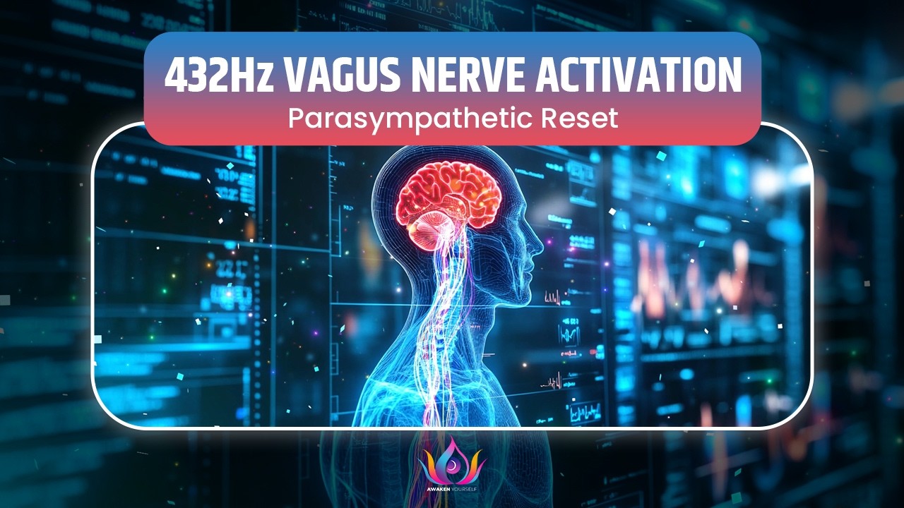 5 Minutes to Activate Vagus Nerve with 432Hz Tone for Instant Relaxation