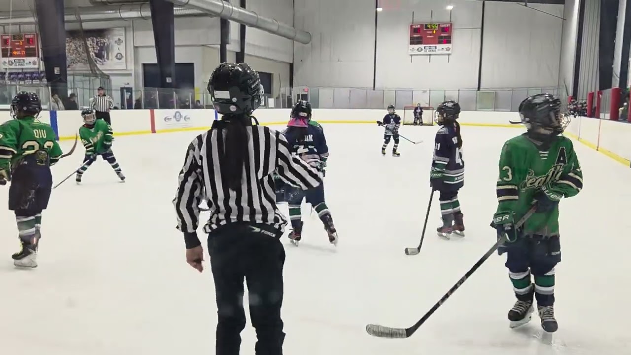 SK 10U Girls vs Barber, period 1. February 21, 2026