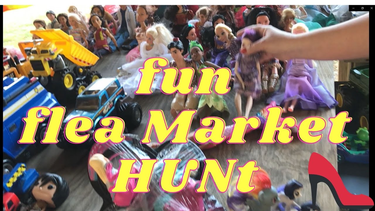Flea Market Finds Near ME Vintage Barbie doll Hunt shopping fun