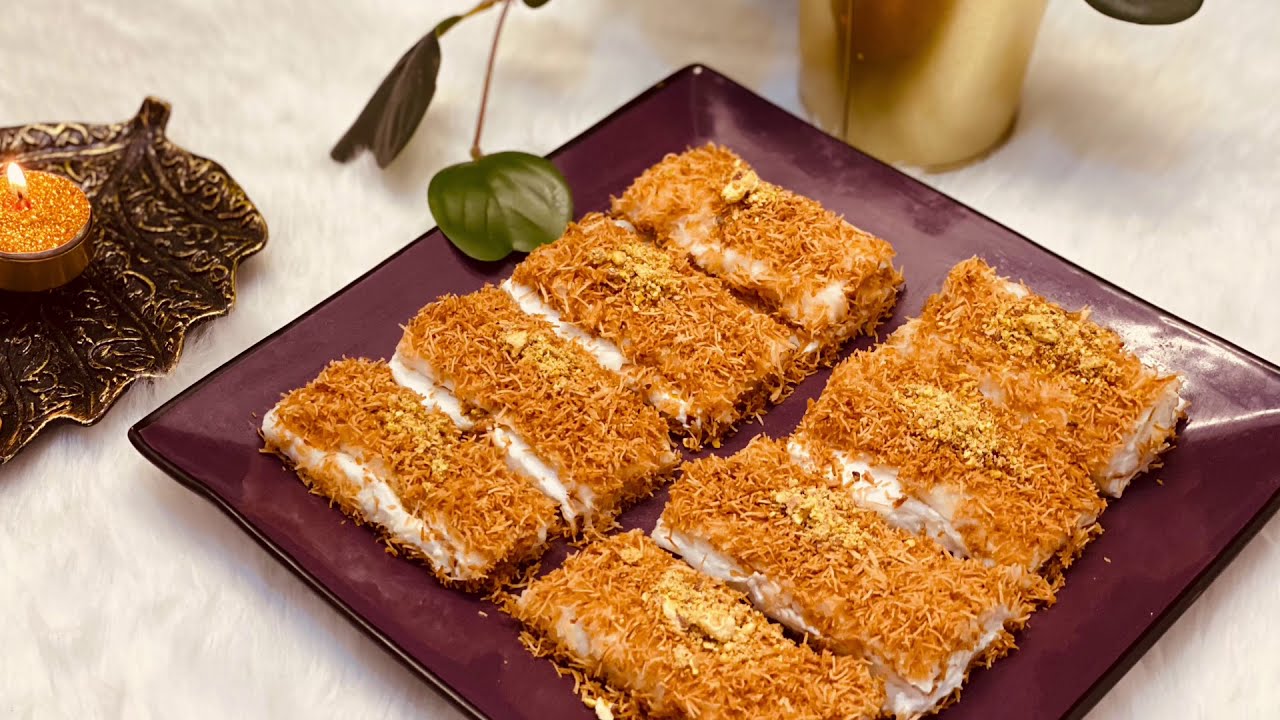 كنافه رول بطعم ولا اروع  حتعجبكم  تجننننننن