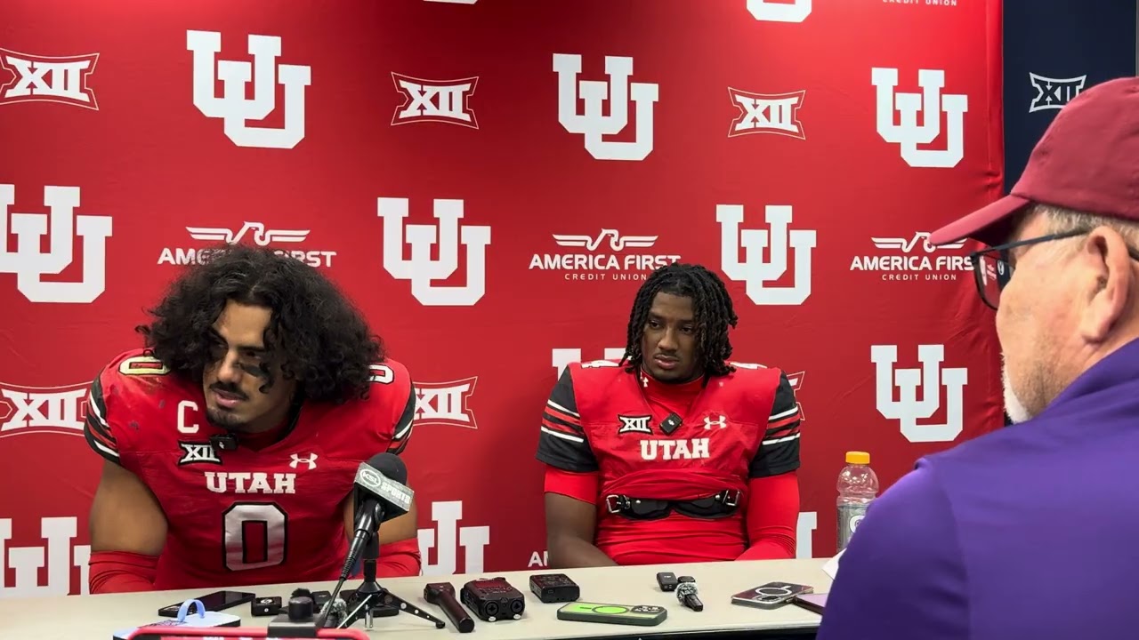 Devon Dampier and Logan Fano post game vs BYU
