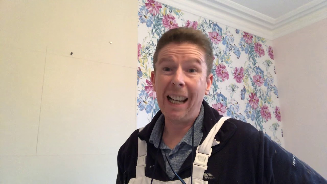How to hang Laura Ashley wallpaper.