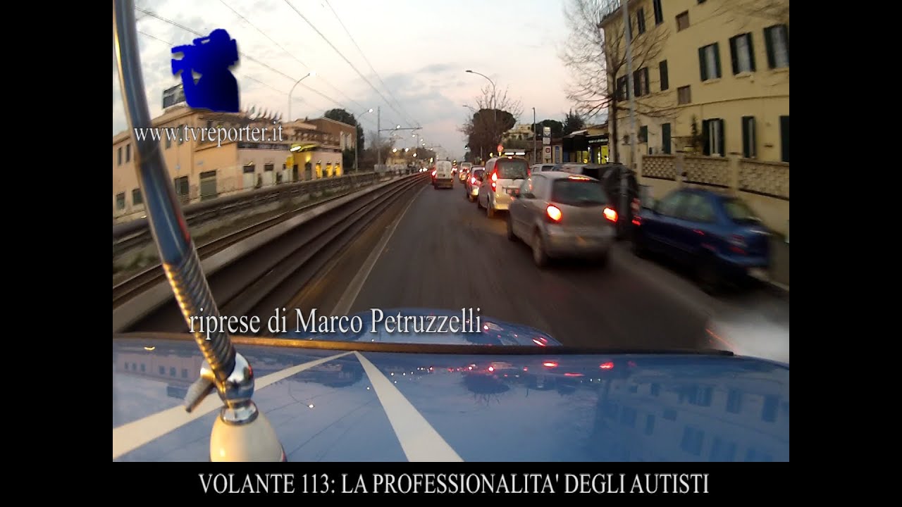 VOLANTE 113:  EMERGENZA,  LA PROFESSIONALITA' DEGLI AUTISTI  -ITALIAN COPS-